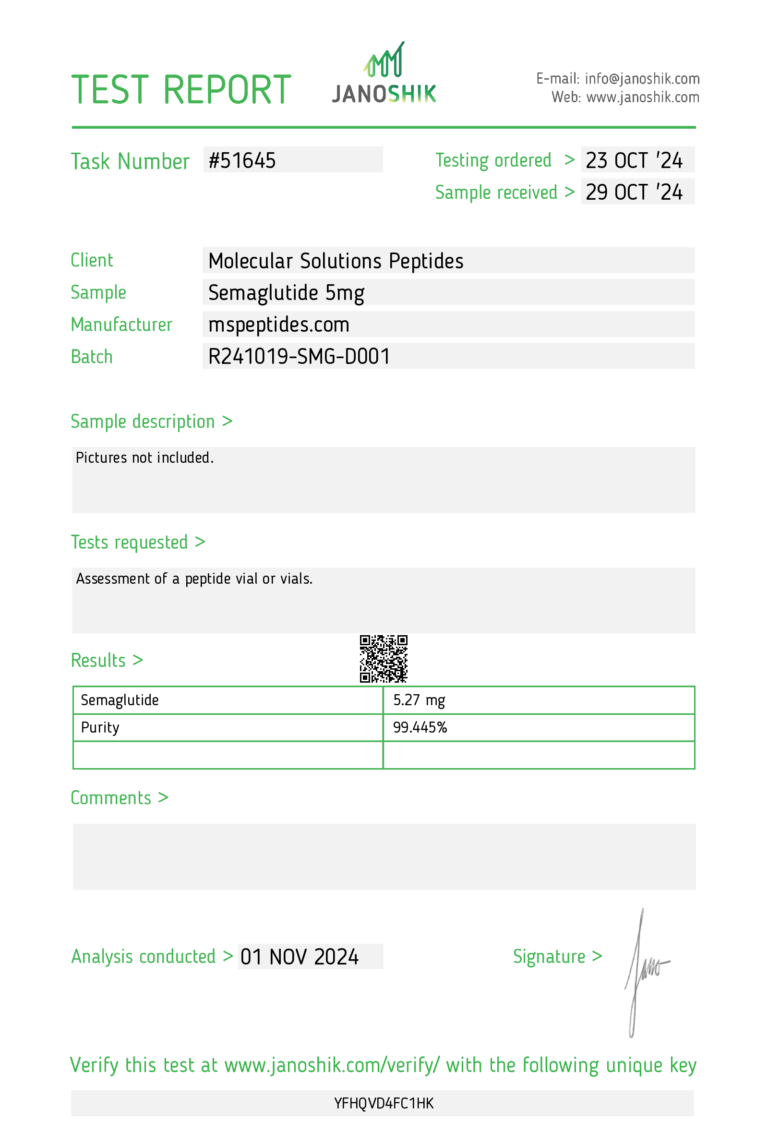 SEMA Test Report #51645