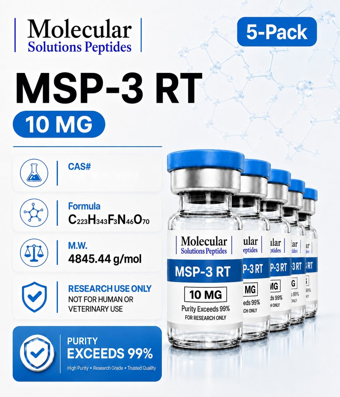 MSP-3 RT 10mg 5-Pack