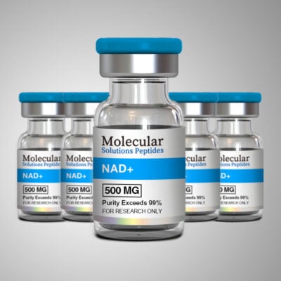 NAD+ (500mg) - 10ml vial 5-Pack (Adjusted pH)