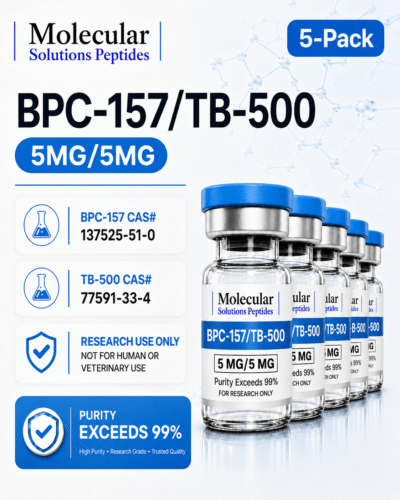 BPC-157/TB-500 "TB4" Blend (5mg/5mg) 5-pack