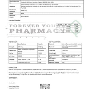 Cagrilitinide 5mg – COA – Molecular Solutions Peptides – 03.18.2025