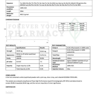 Tirzepatide 30mg – COA – Molecular Solutions Peptides – 03.10.2025