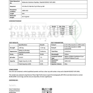 GHRP-2 5mg – COA – Molecular Solution Peptides – 04.04.2025