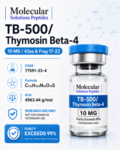 TB-500/Thymosin Beta-4 (10mg) (43aa & Frag 17-23)