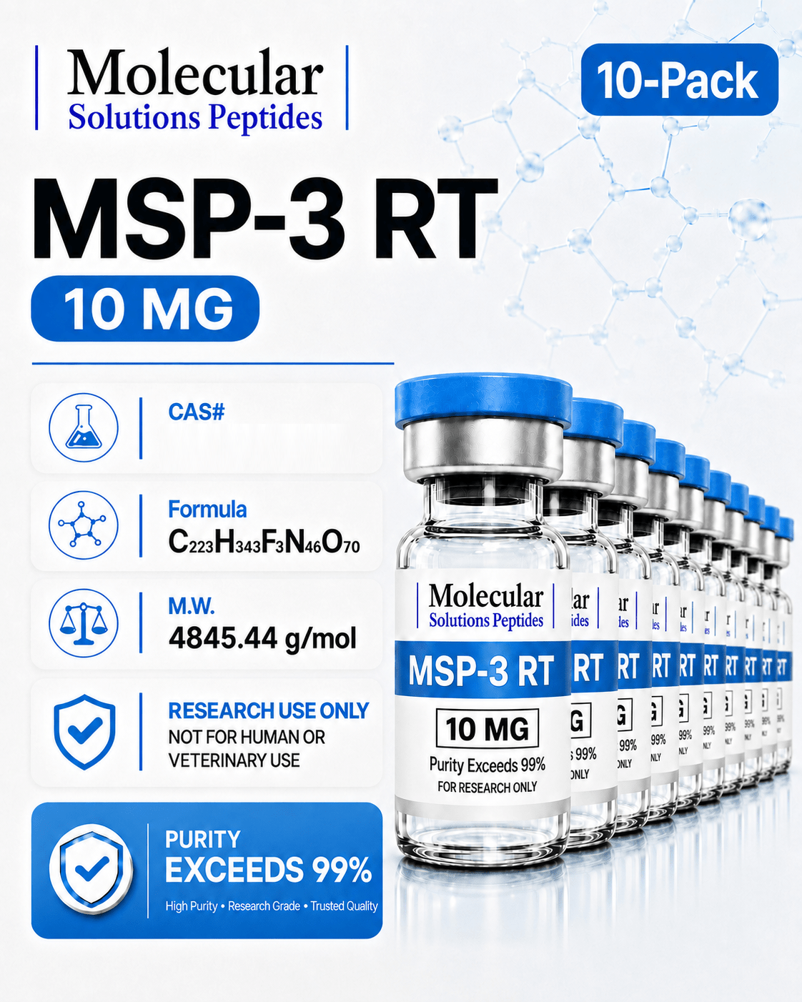 MSP-3 RT 10mg 10-Pack