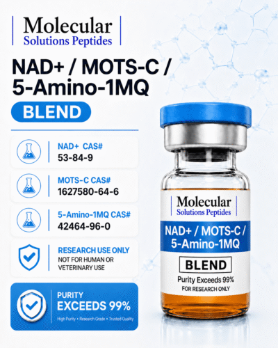 NAD+ / MOTS-C / 5-Amino-1MQ – Blend