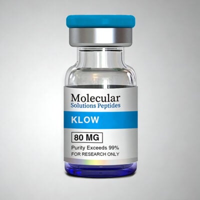 KLOW Peptide Blend – 80mg (GHK-Cu 50mg / BPC-157 10mg / TB-500 10mg / KPV 10mg)