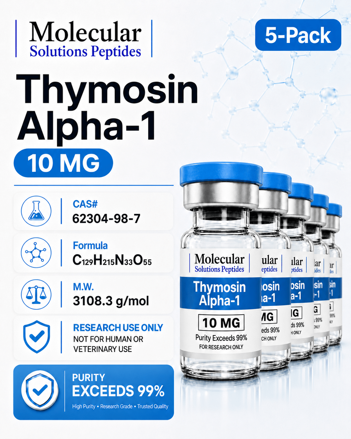 Thymosin Alpha-1 (10mg) 5-Pack