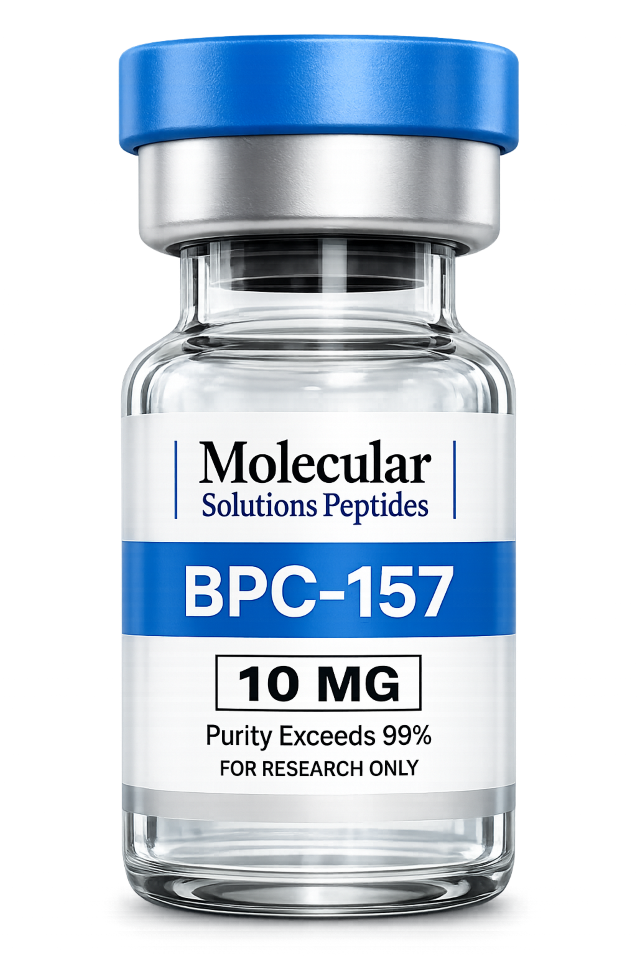 Molecular Solutions BPC-157 product bottle