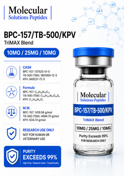 BPC-157/TB-500/KPV - TriMAX Blend