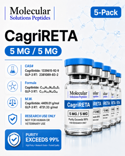 CagriRETA Blend (10mg) 5-Pack (Cagrilintide + GLP-3 RT)