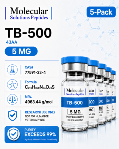 TB-500(Thymosin Beta-4) 5mg (43aa) 5-Pack