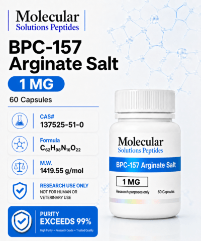 BPC-157 Arginate Salt - 1MG x (60 Capsules)