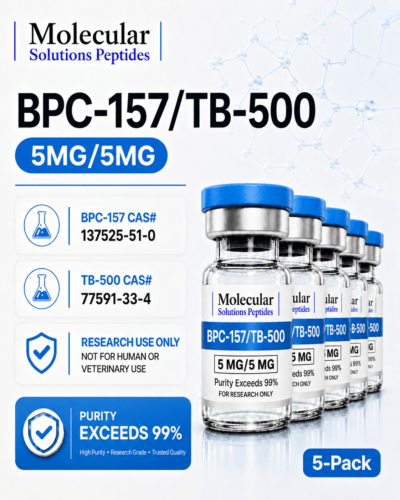 BPC-157/TB-500 "TB4" Blend (5mg/5mg) 5-pack