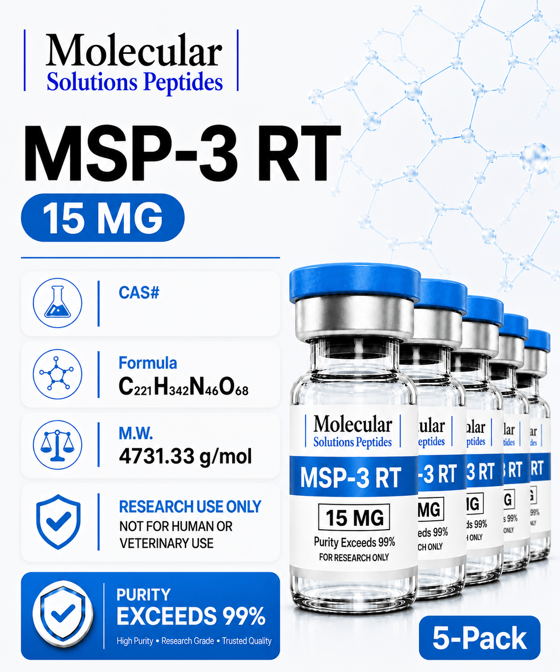 MSP-3 RT 15mg 5-Pack