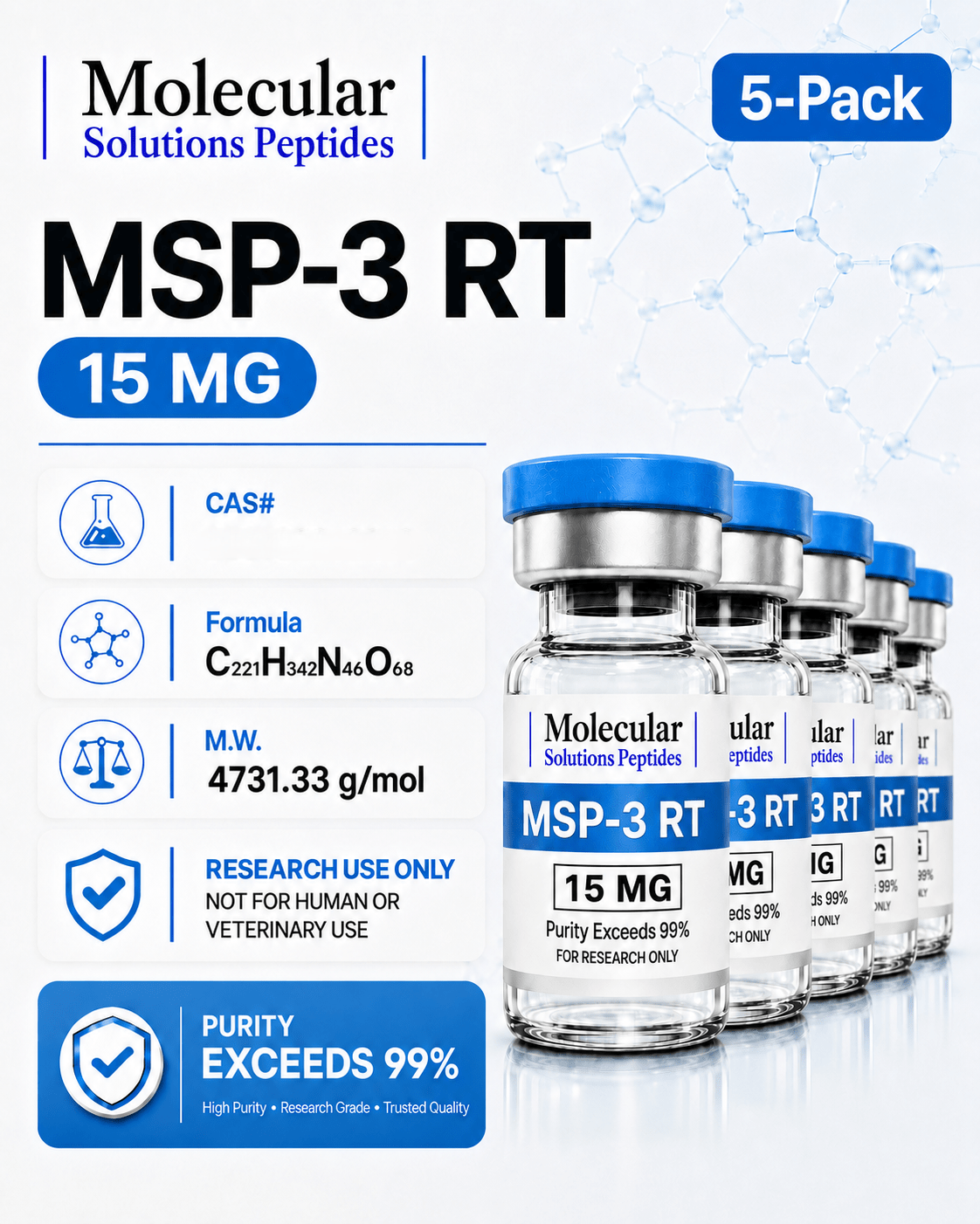 MSP-3 RT 15mg 5-Pack