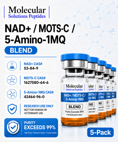 NAD+ / MOTS-C / 5-Amino-1MQ 5-Pack