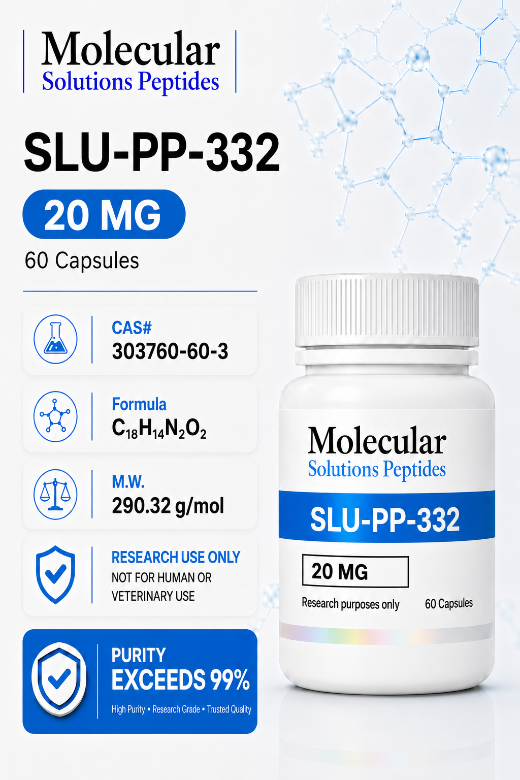 SLU-PP-332 - 20MG x (60 Capsules)