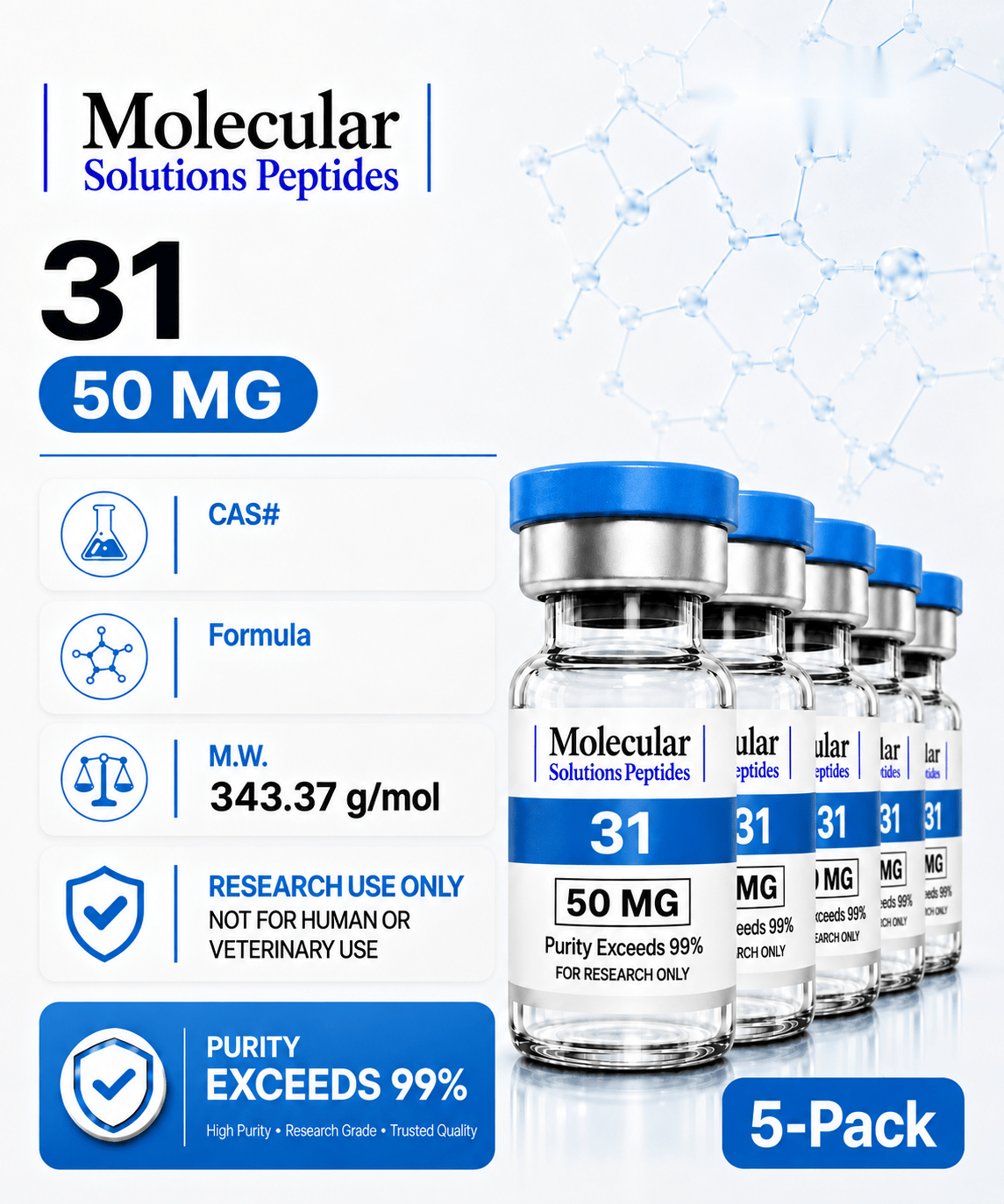 31 (50mg) 5-Pack