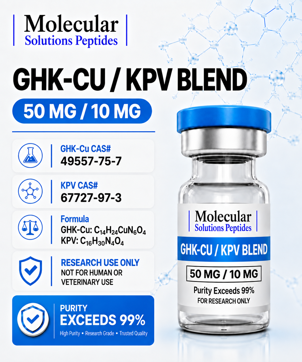 GHK-CU / KPV BLEND (50mg/10mg)