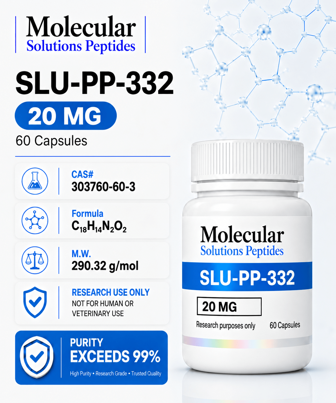 SLU-PP-332 – 20MG x (60 Capsules)