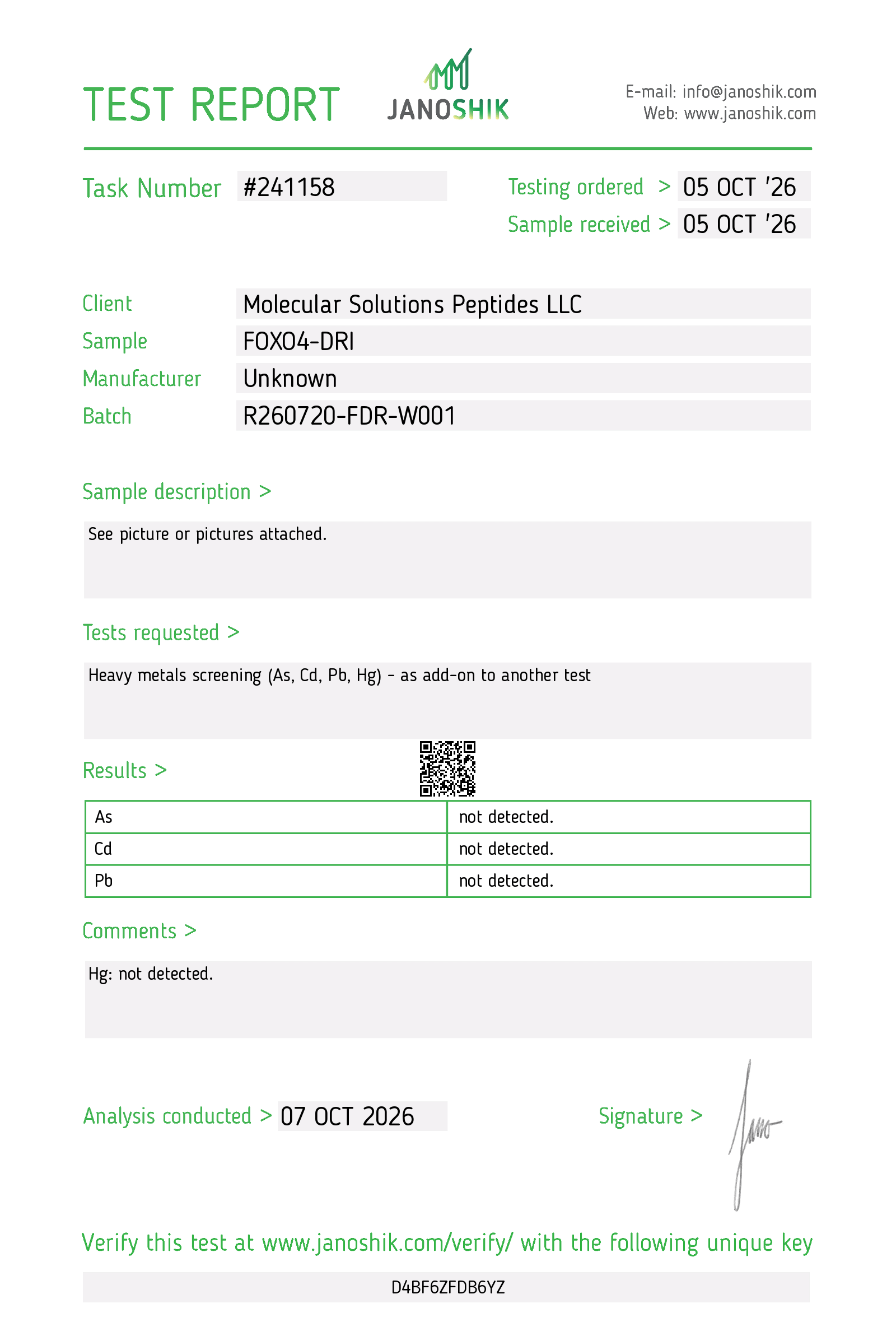 FOXO4-DRI – 10mg - Image 3