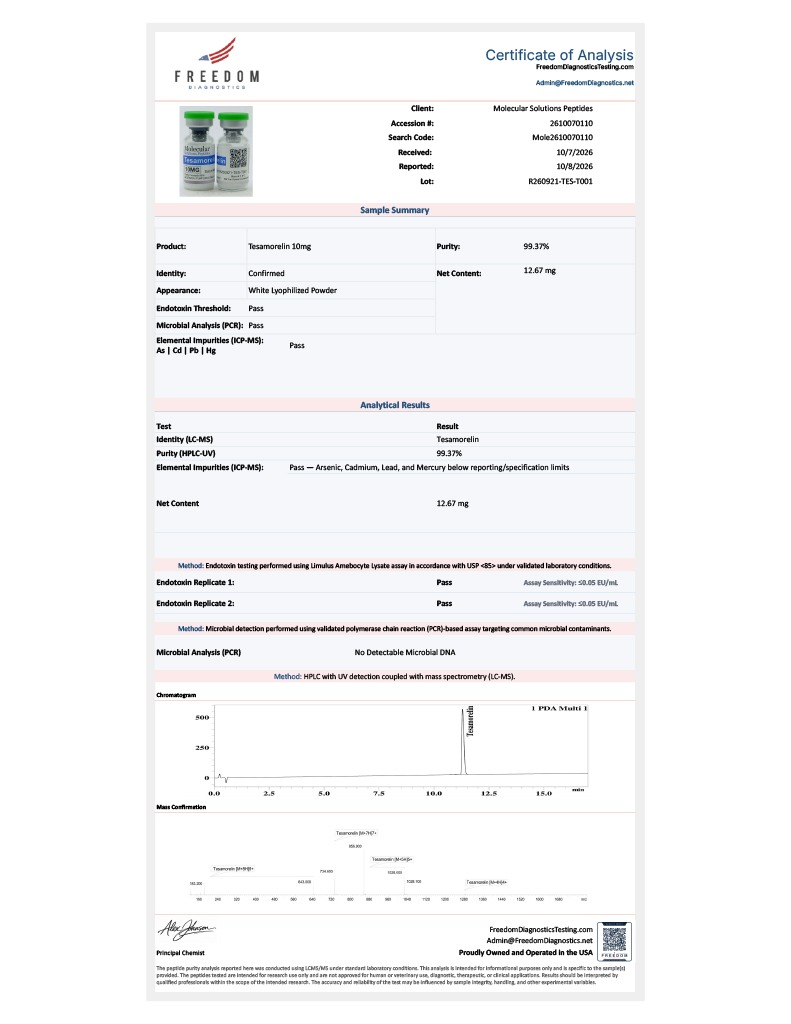Tesamorelin (10mg) - Image 2